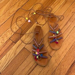 Mossimo Colorful Gladiator Sandals size 8